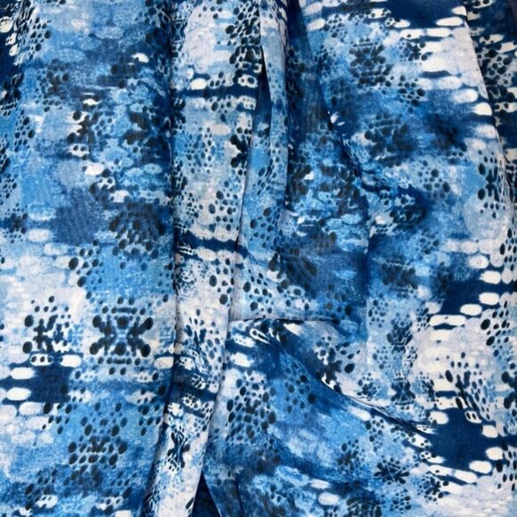 GUESS Halter Neck A-Line Tiered Flow Flippy Fit&Flare Lined chiffon Dress Sz 10 - Picture 12 of 14